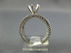 1.6CT DIAMOND & AAA RUBY 14KT WHITE GOLD 3D ROUND & PRINCESS ENGAGEMENT RING SET