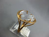 LARGE 9.23CT AAA WHITE CLEAR QUARTZ 14KT ROSE GOLD TRILLION CUT SOLITAIRE RING