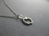 ESTATE SMALL .07CT DIAMOND 14KT WHITE GOLD 3D APPLE FUN FLOATING PENDANT
