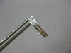 ANTIQUE .35CT DIAMOND 18KT WHITE GOLD 3D FILIGREE SQUARE HUGGIE EARRINGS #28016