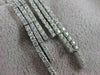 ESTATE 1.70CTW DIAMOND 14K WHITE GOLD HANGING DANGLE PUSHBACK EARRINGS 44MM #600