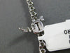 ESTATE MASSIVE 23.81CT DIAMOND & COLOMBIAN EMERALD 18KT GOLD 3D TENNIS NECKLACE
