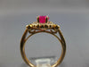 WIDE 1.24CT DIAMOND & AAA RUBY 14KT ROSE GOLD OVAL & ROUND HALO ENGAGEMENT RING