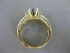 ESTATE 1.58CTW DIAMOND 18K YELLOW GOLD ENGAGEMENT RING SEMI MOUNT SETTING #20656