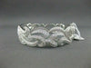 ANTIQUE WIDE 5.48CT DIAMOND 18KT WHITE GOLD BANGLE BRACELET F VS/VVS  #G00114