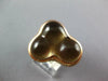 EXTRA LARGE 18.53CT DIAMOND & AAA SMOKEY TOPAZ 14KT ROSE GOLD 3D FUN LOVE RING