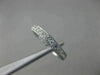 ESTATE .25CT DIAMOND 18KT WHITE GOLD 3D FILIGREE SEMI ETERNITY ANNIVERSARY RING
