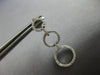 .38CT DIAMOND 14KT WHITE GOLD 3D CLASSIC CIRCLE OF LIFE JOURNEY HANGING EARRINGS