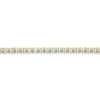 ESTATE 6.0CT DIAMOND 14KT YELLOW GOLD 3D CLASSIC ROUND TENNIS BRACELET