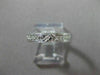 ANTIQUE .30CT DIAMOND 14KT WHITE GOLD FILIGREE ETERNITY 3 DIMENSIONAL RING #1150