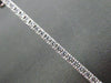 ESTATE LARGE .95CT DIAMOND 14KT WHITE GOLD CLASSIC ELONGATED TENNIS EARRINGS 2mm