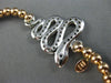 ESTATE LARGE 1.13CT DIAMOND & AAA SAPPHIRE 14KT WHITE & ROSE GOLD SNAKE BRACELET