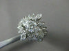 ANTIQUE LARGE 1.6CT OLD MINE DIAMOND 14K WHITE GOLD ENGAGEMENT INSERT RING 22658