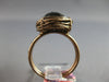 ESTATE 5.0CT AAA SMOKY TOPAZ 14KT ROSE GOLD 3D SOLITAIRE FILIGREE FUN RING