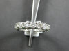 3.51CT DIAMOND 14KT WHITE GOLD 3D SHARED PRONG ETERNITY WEDDING ANNIVERSARY RING