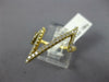 ESTATE WIDE .43CT DIAMOND 18KT YELLOW GOLD 3D CLASSIC ZIG ZAG FUN RING