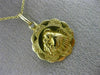 ESTATE 18KT YELLOW GOLD 3D HANDCRAFTED ITALIAN RELIGIOUS METAL PENDANT #26083
