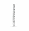 ESTATE .42CT DIAMOND 18KT WHITE GOLD 3D CLASSIC SEMI ETERNITY ANNIVERSARY RING