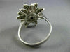 ESTATE LARGE 1.26CT WHITE & CHOCOLATE FANCY DIAMOND 14KT YELLOW GOLD RING #26265