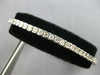 ESTATE 4.0CT DIAMOND 14KT WHITE GOLD 3D ROUND SEMI BEZEL CHANNEL TENNIS BRACELET