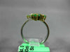 ESTATE WIDE .86CT DIAMOND & AAA EMERALD 18K 2 TONE GOLD OPEN GRAPE VINE FUN RING