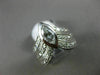 ESTATE WIDE 1.15CT OLD MINE DIAMOND 14K WHITE GOLD 3D MARQUISE V ENGAGEMENT RING