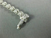 ANTIQUE BULOVA 1.20CT OLD MINE DIAMOND 14KT WHITE GOLD SQUARE TENNIS WATCH #2199