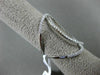 ESTATE MASSIVE .71CT DIAMOND 18KT WHITE GOLD 3D OVAL INFINITY HOOP LOVE FUN RING