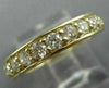 .77CT DIAMOND 14KT YELLOW GOLD 3D CLASSIC SEMI ETERNITY WEDDING ANNIVERSARY RING