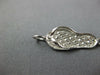 LONG 14KT WHITE GOLD 3D HANDCRAFTED MULTI SLIPPER CINDERELLA FUN BRACELET #27019