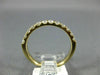 0.5CT DIAMOND 14KT WHITE GOLD 3D SEMI ETERNITY ROUND WEDDING ANNIVERSARY RING