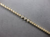ESTATE .94CT DIAMOND 14K YELLOW GOLD CLASSIC PAST PRESENT FUTURE TENNIS BRACELET