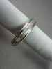 6mm HAND CRAFTED .50CT F VVS DIAMOND 14KT WHITE GOLD RING BAND SIZE 12.25 !!!!!!