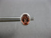2.71CT DIAMOND & AAA PINK TOURMALINE 18KT WHITE GOLD OVAL & ROUND STUD EARRINGS