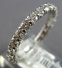 1.70CT DIAMOND 14KT WHITE GOLD 3D ETERNITY SHARED PRONG WEDDING ANNIVERSARY RING