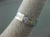 ESTATE WIDE .27CT DIAMOND 14K WHITE GOLD ETOILE ANNIVERSARY ETERNITY RING #15192