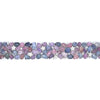 EXTRA LARGE 68.17CT DIAMOND & AAA MULTI COLOR SAPPHIRE 18KT WHITE GOLD BRACELET