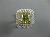 ESTATE EXTRA LARGE 18KT WHITE AND ROSE GOLD ENGAGEMENT RING