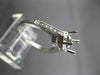 ESTATE .35CT DIAMOND 14K WHITE GOLD 3D FILIGREE SEMI MOUNT ENGAGEMENT RING #1568