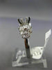 .82CT DIAMOND 14K WHITE GOLD CLASSIC 2 ROW ROUND SEMI MOUNT ENGAGEMENT RING 1273