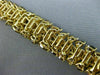 GIA 31.12CT CHOCOLATE FANCY & YELLOW DIAMOND 18KT YELLOW GOLD 3D TENNIS BRACELET