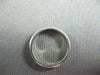 ESTATE 14KT WHITE GOLD 3D MILGRAIN CLASSIC SOLID WEDDING RING 4MM WIDE #1523