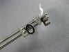 ESTATE .06CT DIAMOND 14KT WHITE GOLD 3D CLASSIC LOVE STUD EARRINGS