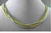 ESTATE 14KT W&Y GOLD MULTI STRANDED NECKLACE W/ LOBSTER LOCK ITALY BEAUTIFUL 776