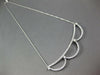 ESTATE LARGE 1.33CT DIAMOND 14KT WHITE GOLD 3D CLASSIC CROWN NECKLACE