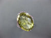 12.35CT AAA LEMON QUARTZ & PINK SAPPHIRE 14KT WHITE GOLD OVAL FILIGREE FUN RING