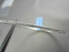 ANTIQUE NARROW 2.06CT DIAMOND 18KT WHITE GOLD 2MM WIDE BANGLE SIMPLY BEAUTIFUL!