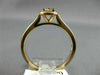ESTATE .38CT WHITE & CHOCOLATE FANCY DIAMOND 14KT ROSE GOLD HALO ENGAGEMENT RING