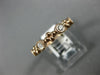 ESTATE .36CT DIAMOND 14KT ROSE GOLD 3D FLOWER FILIGREE MILGRAIN ANNIVERSARY RING