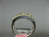 1.23CT WHITE & PINK DIAMOND 18KT WHITE & ROSE GOLD 5 STONE HALO ANNIVERSARY RING